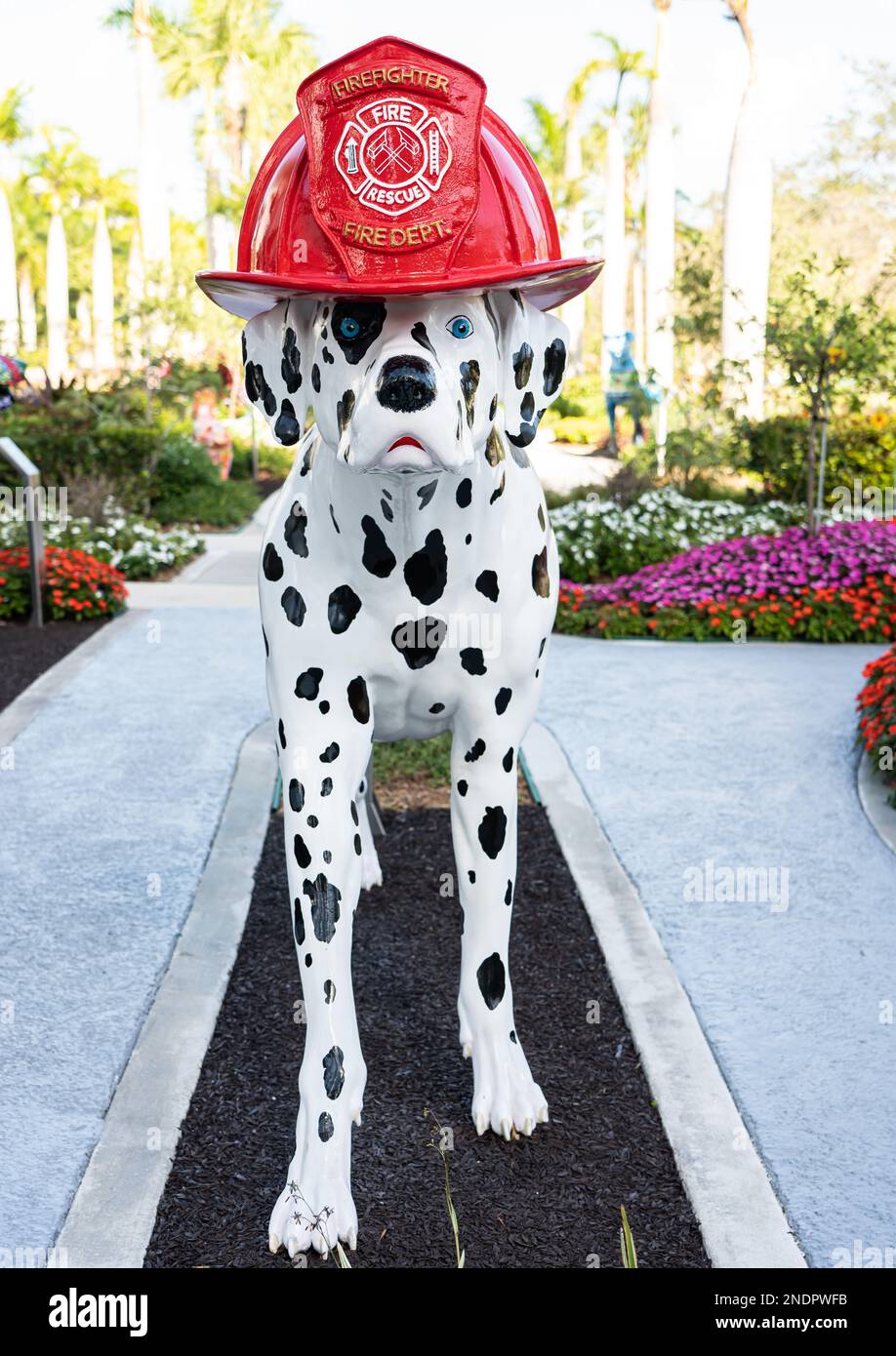 The Dogs and Cats Walkway and Sculpture Gardens officially opened on