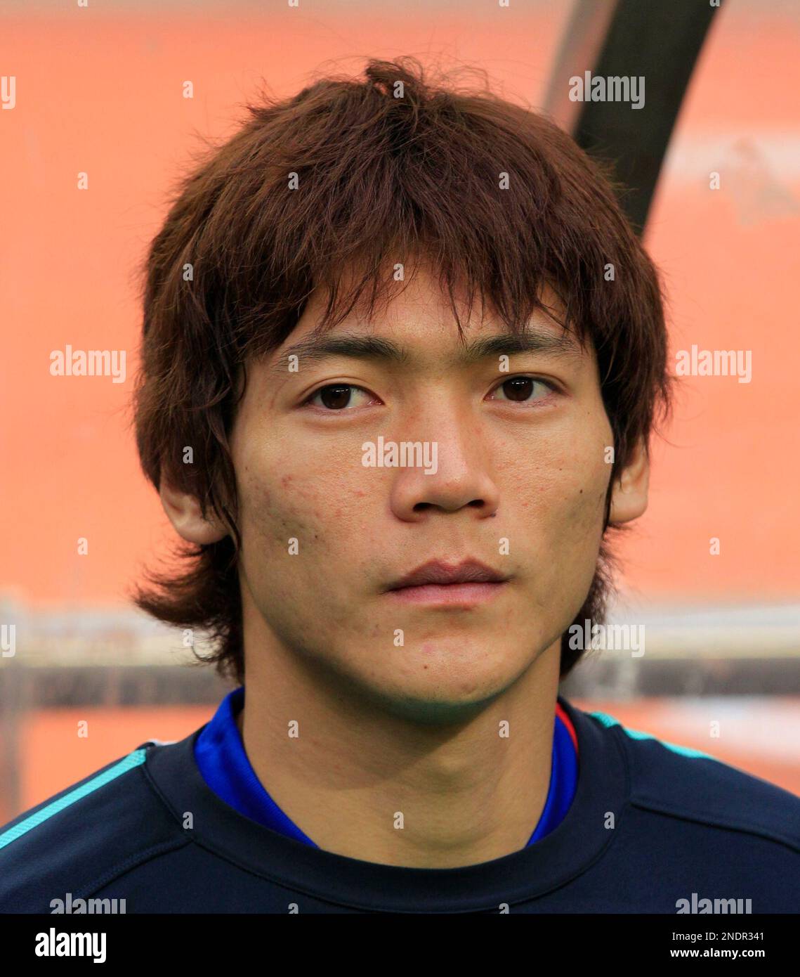 South Korean national soccer team player Kim Hyung-il is seen before 