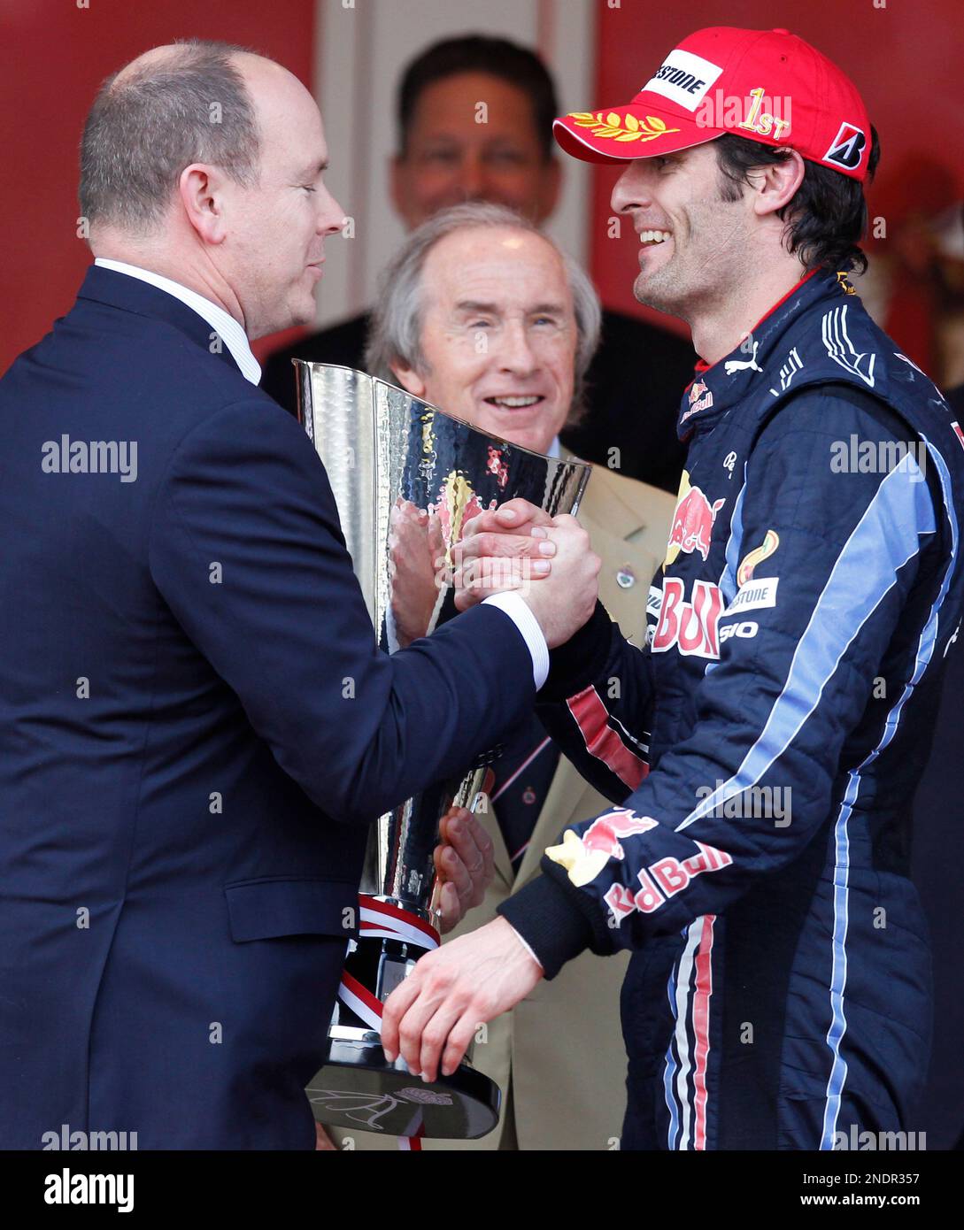 Ann Neal Mark Webber Prince Albert of Monaco and Mark Webber Formula One 2012 season - F1 Monaco Grand Prix - held at Circuit de Monaco - Celebrities Monte Carlo, Monaco - 27.05.12 Stock Photo - Alamy