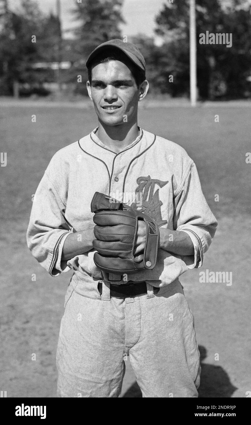 Joe DiMaggio, 18, centerfielder for the Los Angeles City College
