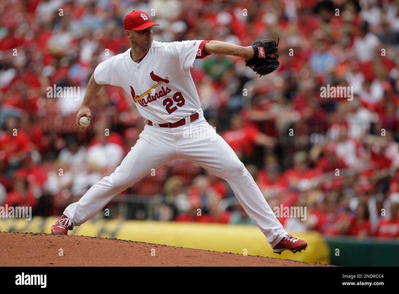 St. Louis Cardinals starting pitcher Chris Carpenter throws during a  baseball game against the Houston Astros Thursday, May 13, 2010, in St.  Louis. The Astros won 4-1. (AP Photo/Jeff Roberson Stock Photo - Alamy