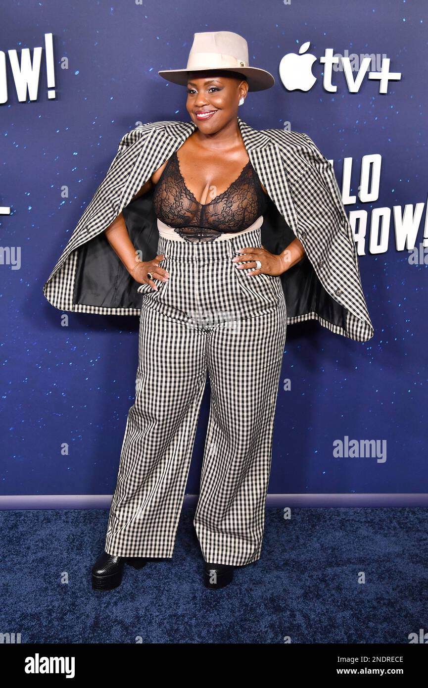 New York, USA. 15th Feb, 2023. Haneefah Wood attends the ‘Hello Tomorrow!' Apple TV  Series premiere, New York, NY, February 15, 2023. (Photo by Anthony Behar/Sipa USA) Credit: Sipa USA/Alamy Live News Stock Photo