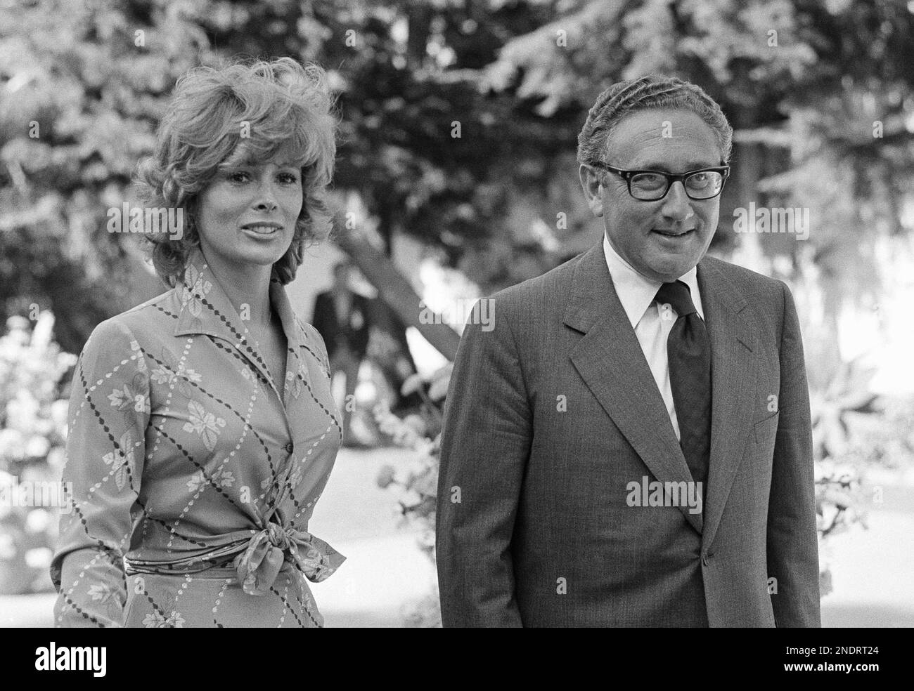 Actress Jill St. John with Henry Kissinger in 1973. (AP Photo Stock ...