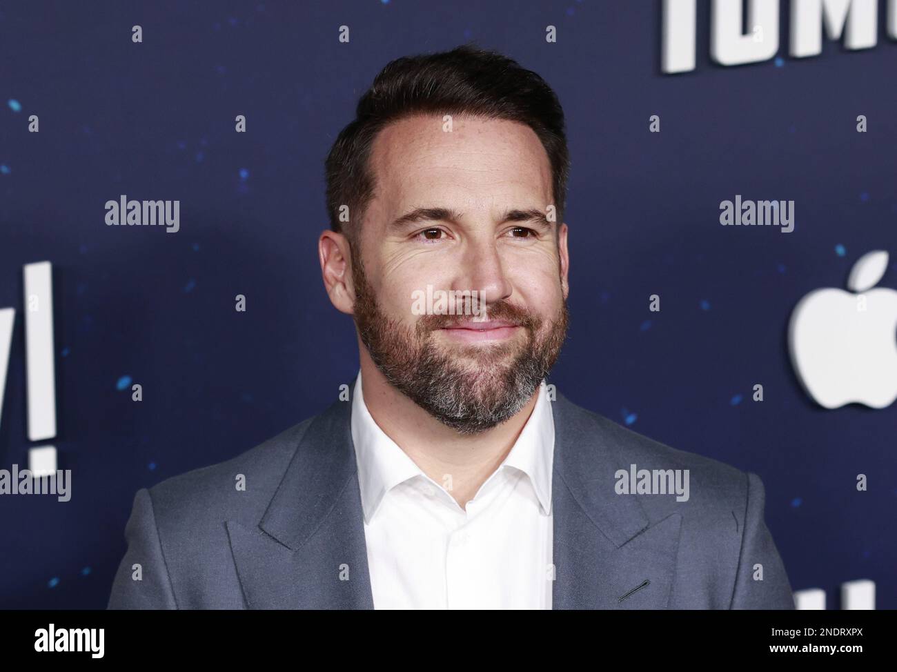 New York, United States. 15th Feb, 2023. Ryan Kalil arrives on the red