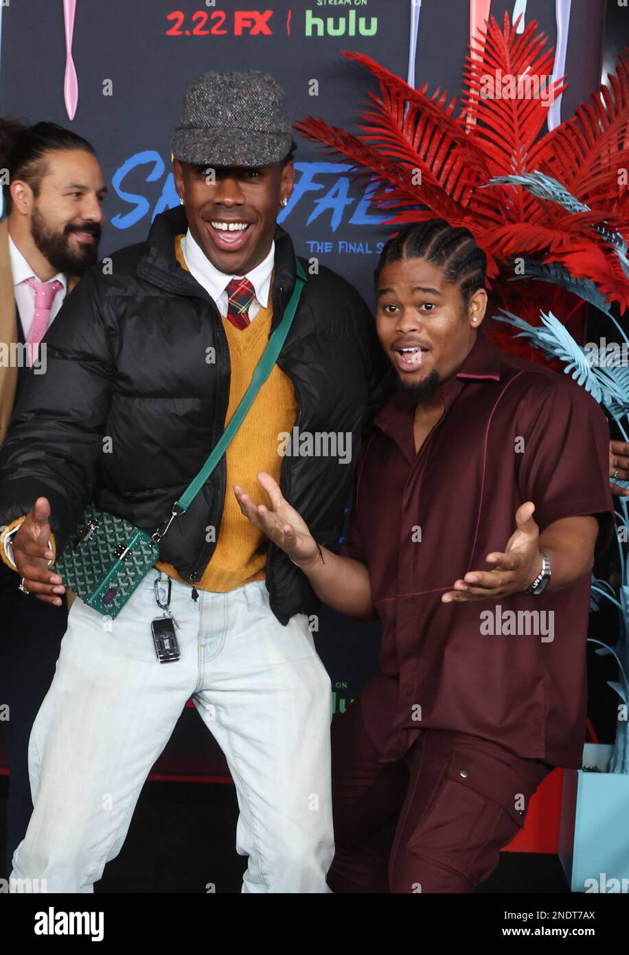 Los Angeles, Ca. 15th Feb, 2023. Tyler, The Creator and Isaiah