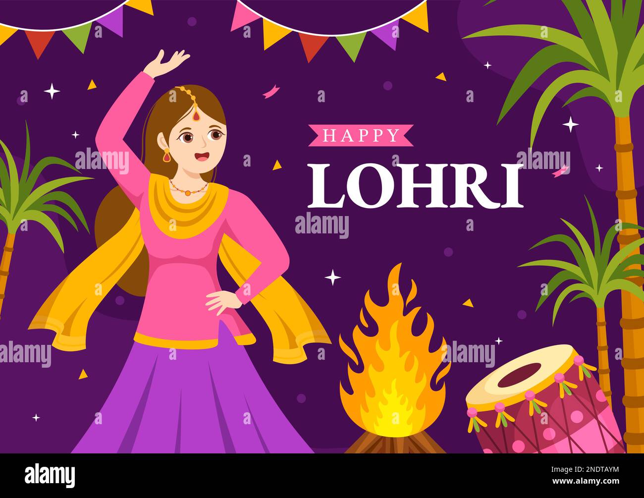 Happy lohri hi-res stock photography and images - Page 3 - Alamy