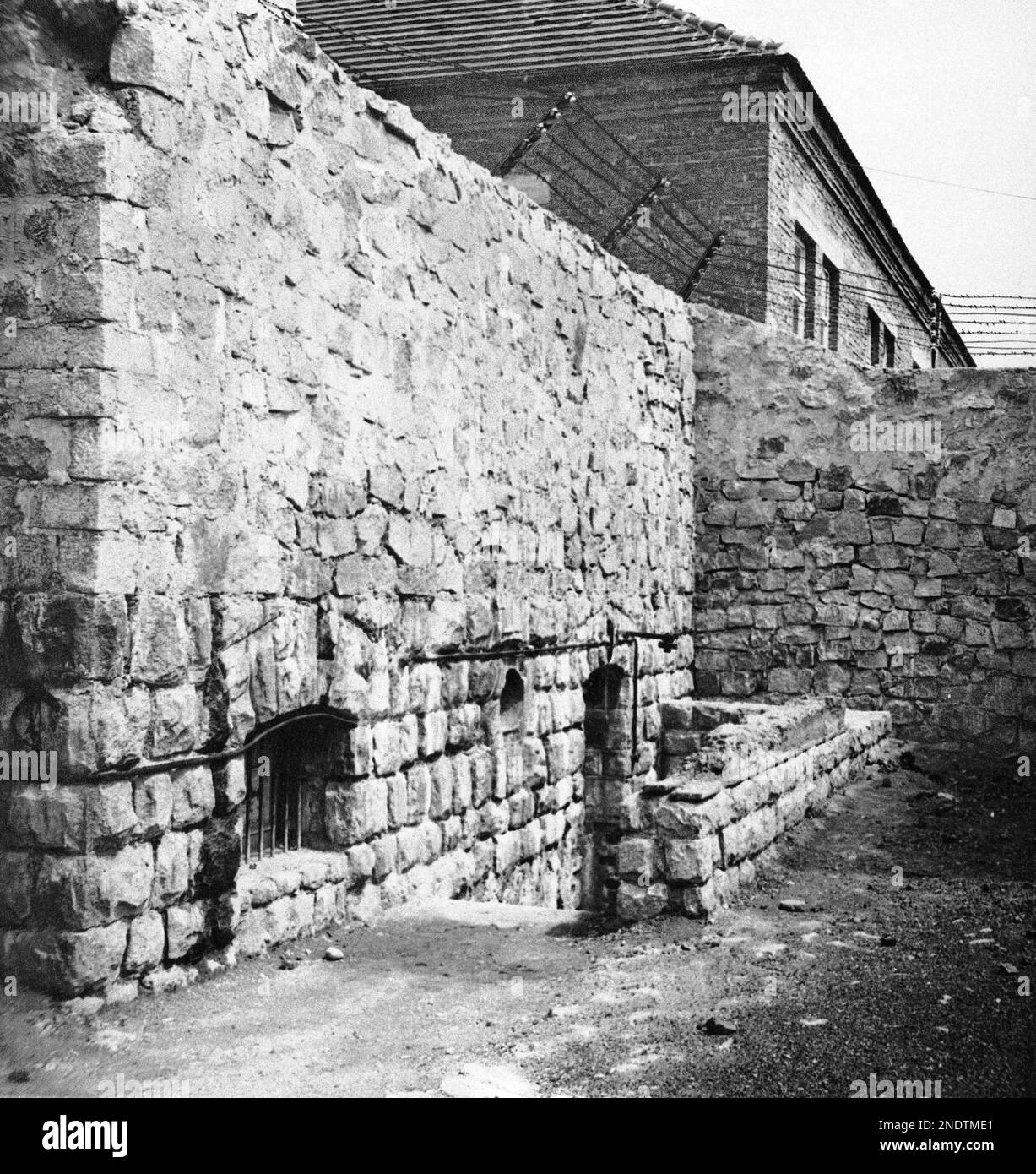 Down these stairs the prisoners marched to their execution at ...