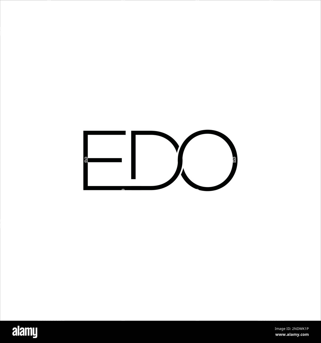 edo simple logo vector icon Stock Vector Image & Art - Alamy