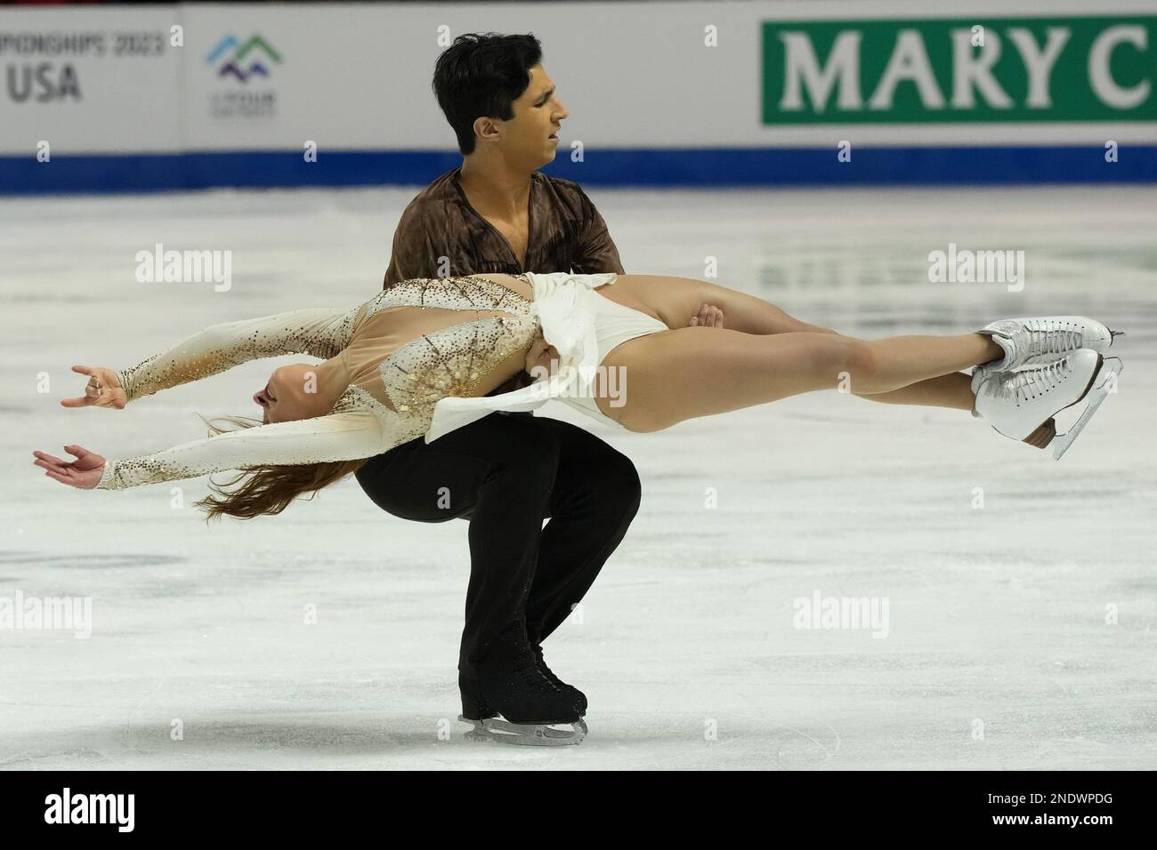 Colorado Springs, Colorado, USA. 12th Feb, 2023. Team Canada Marjorie LaJoie and Zachary Lagha