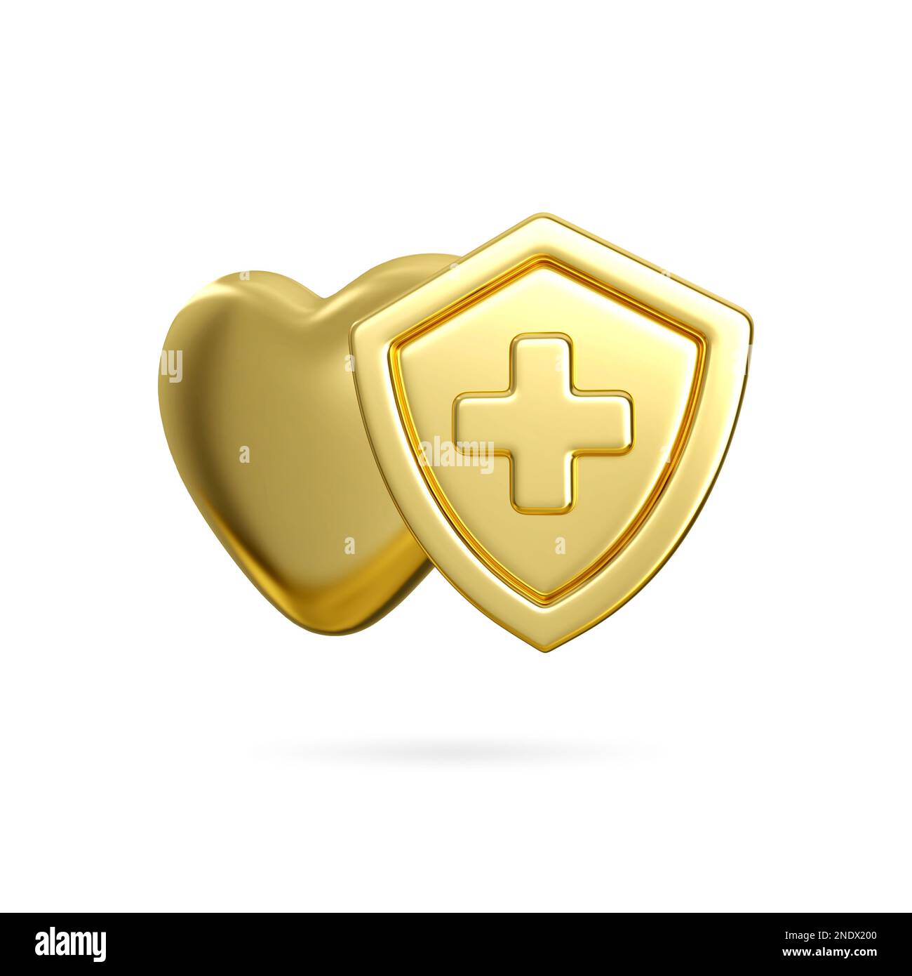 Gold metal heart icon with plus symbol. Favorite icon, heart add plus ...