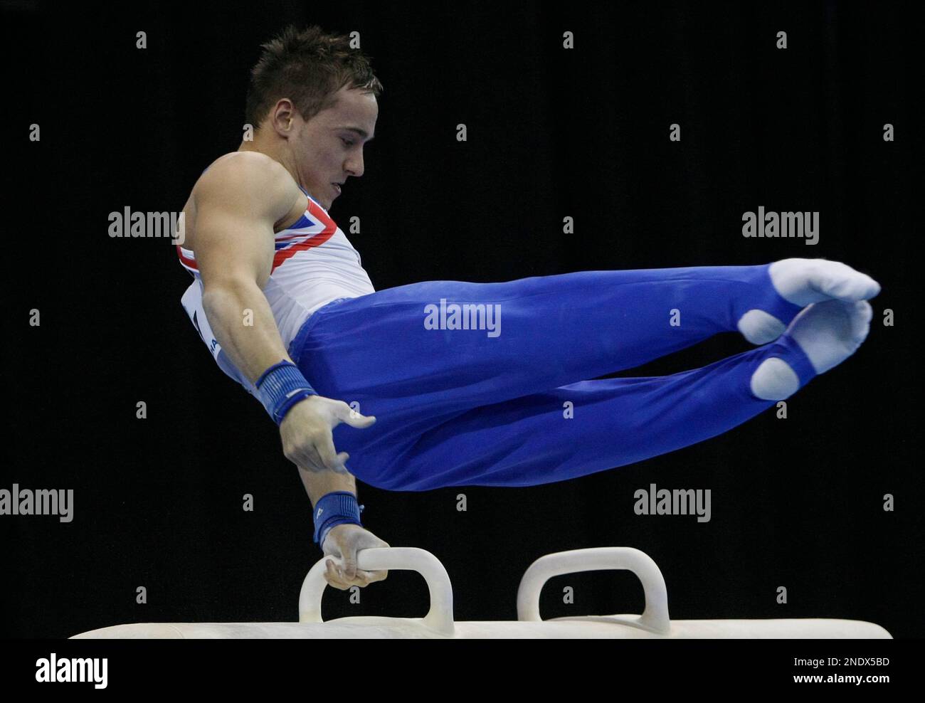 Britain's Daniel Keatings in action during his gold medal winning