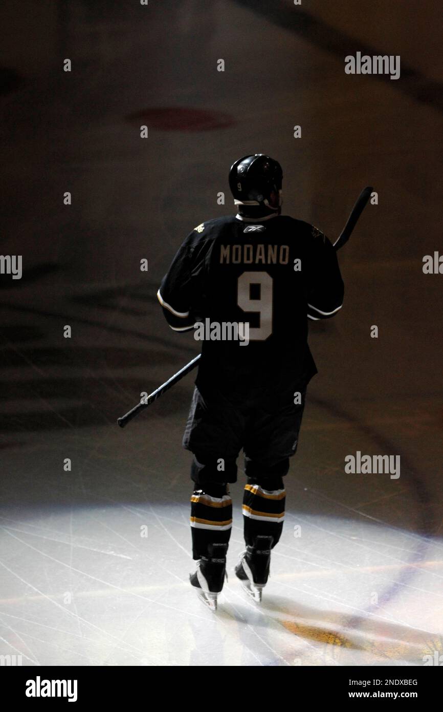 Mike Modano of the Dallas Stars skates during a hockey game against