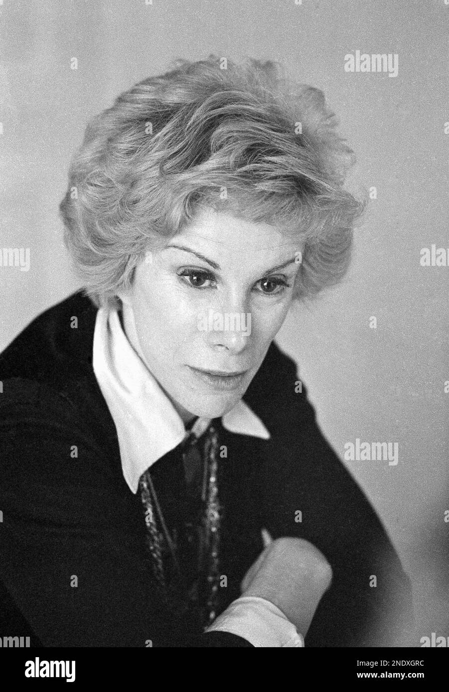 Popular night club comedienne Joan Rivers, shown in her Bel Air home ...