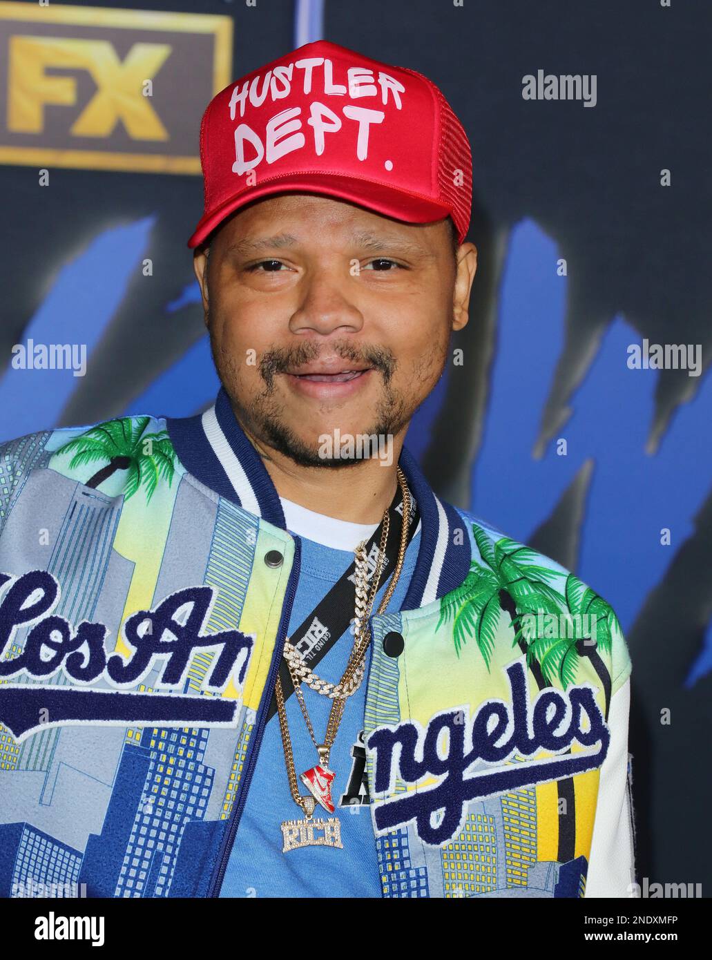 De’ Aundre Bonds arrives at The red carpet for the premiere of the