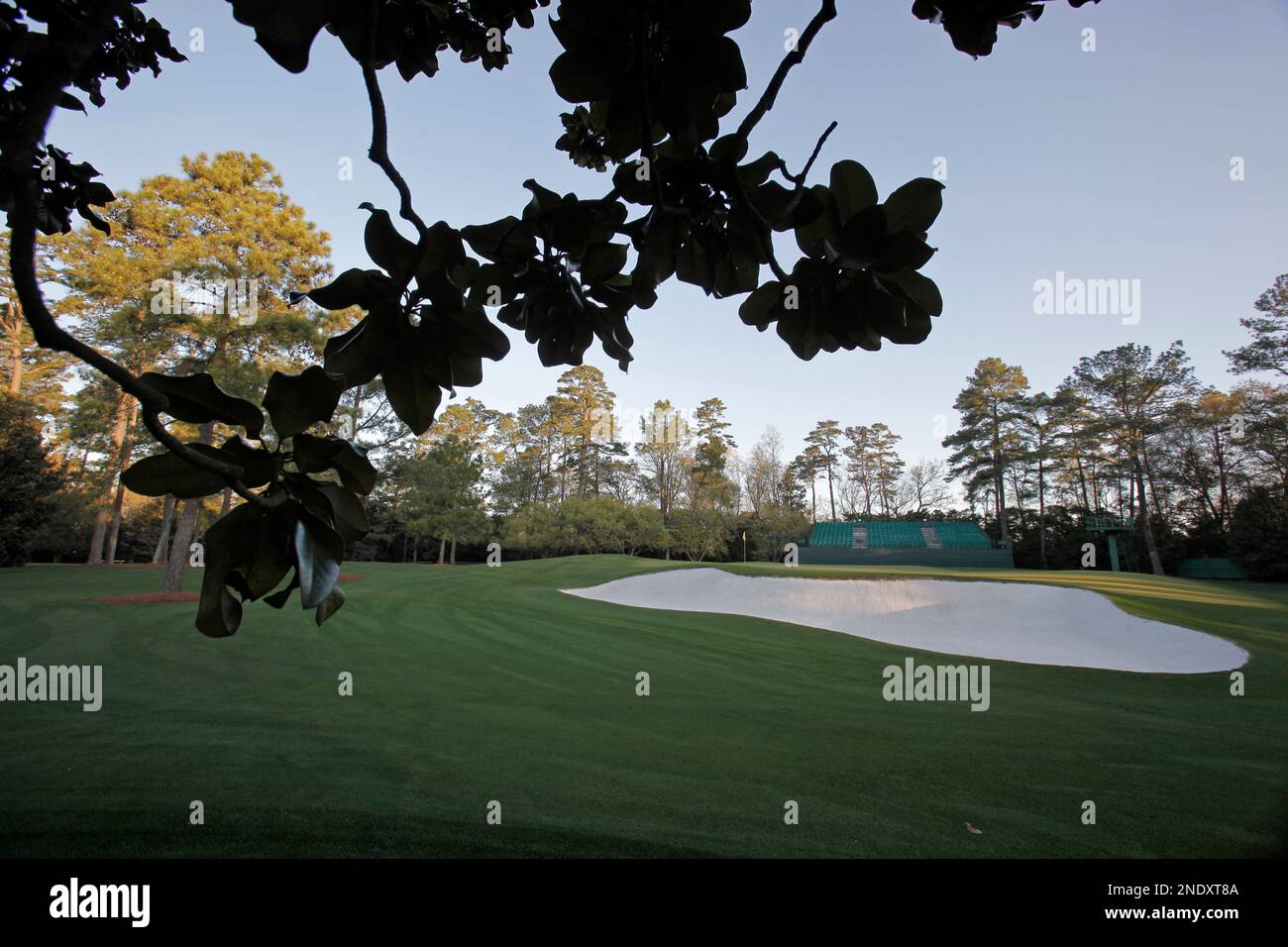 The green on the first hole is - The Green On The First Hole Is Shown At Augusta National Golf Club The Site Of The Masters Golf Tournament Wednesday March 31 2010 In Augusta Ga Ap Photorob Carr 2NDXT8A