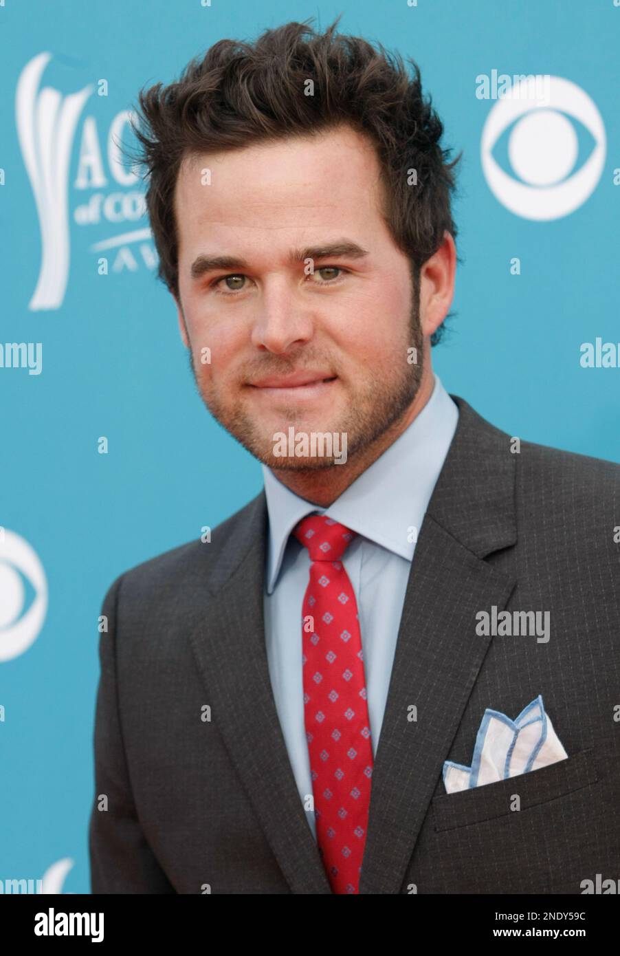 David Nail arrives at the 45th Annual Academy of Country Music Awards