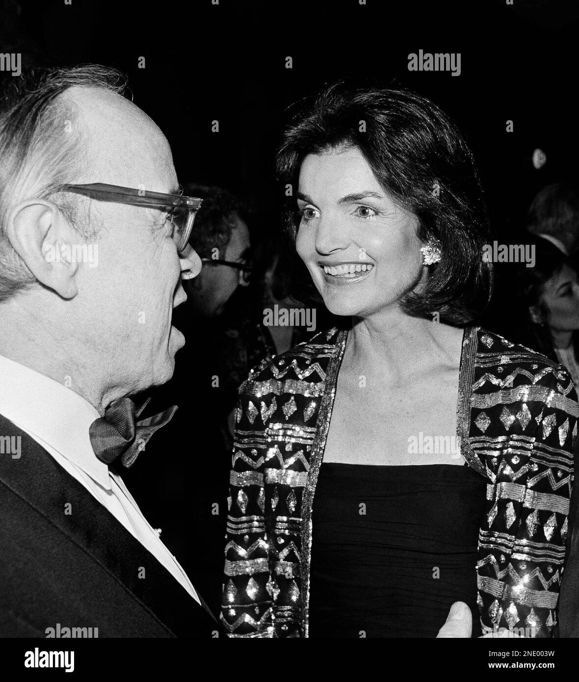 FILE - In this Feb. 22, 1978 file photo, Arthur Schlesinger Jr., left