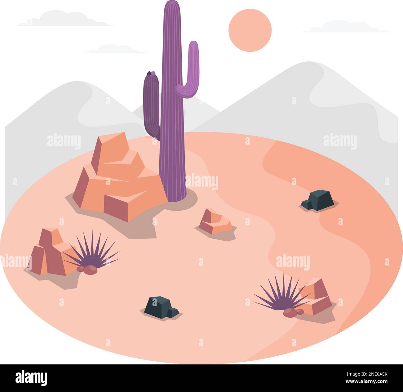 Jungle concept vector illustration Stock Vector
