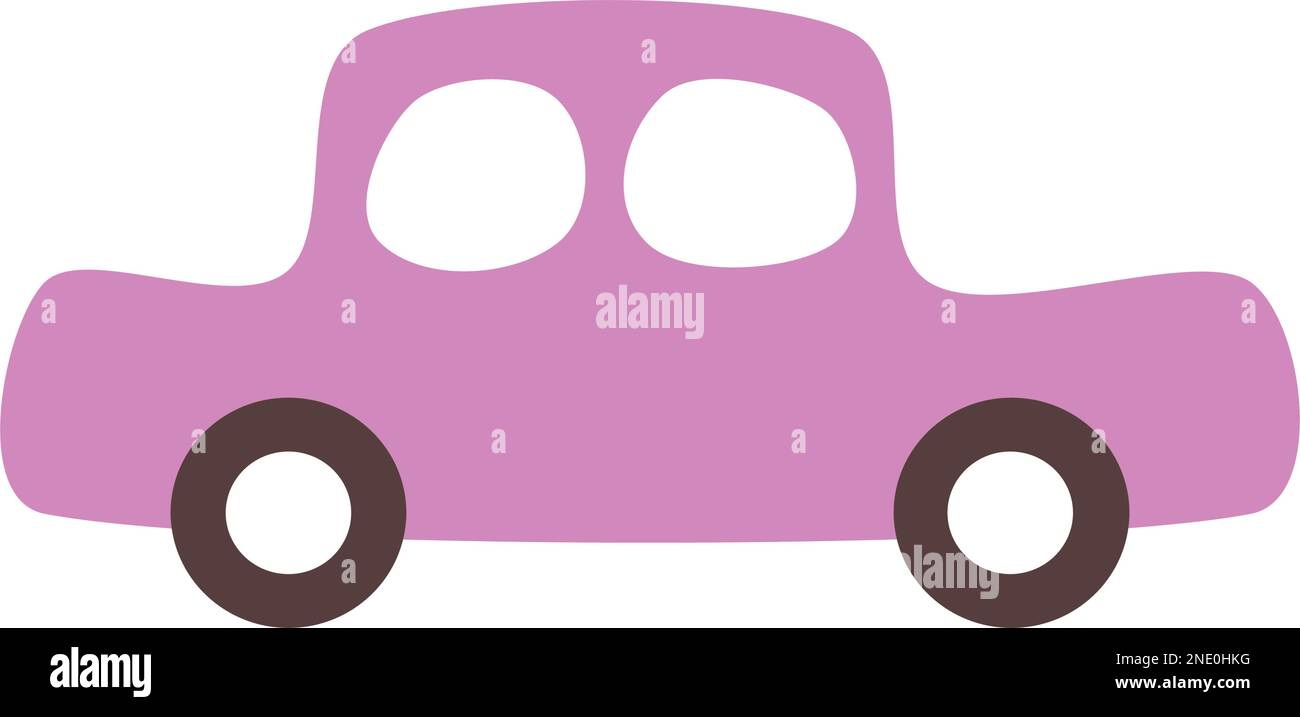Car icon vector illustration, cartoon vehicle set of automobile transport in a flat color Stock Vector
