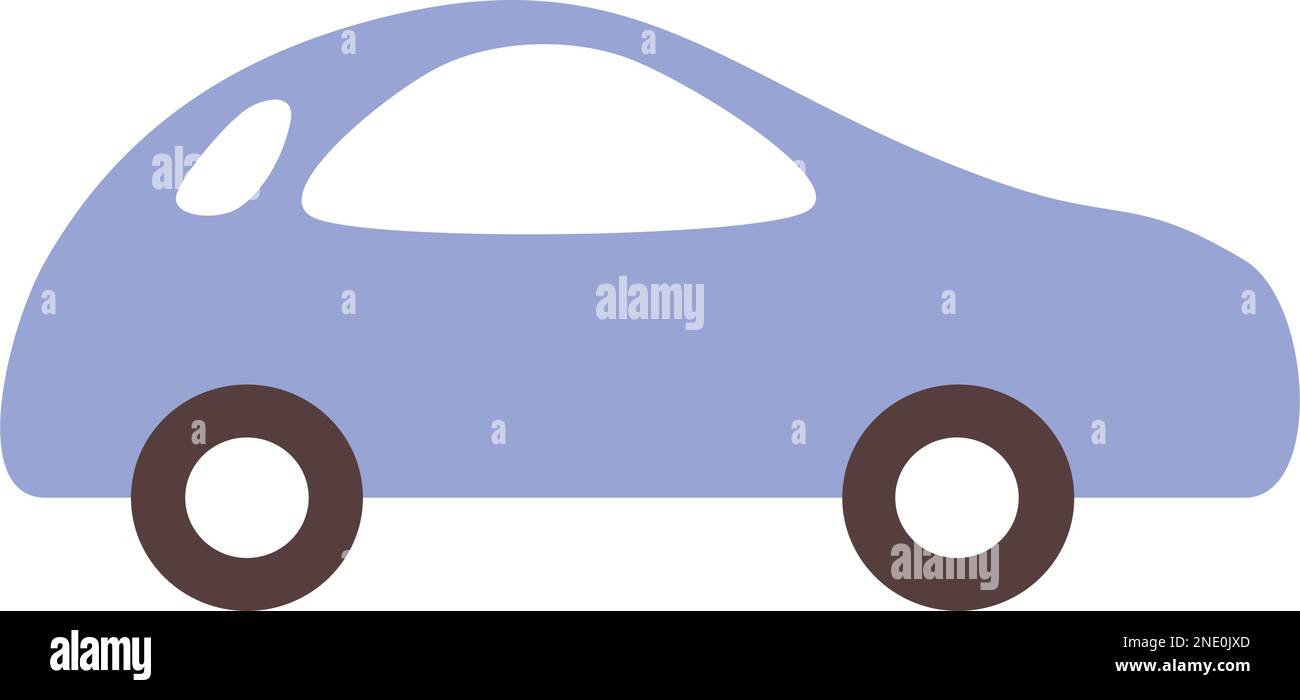 Car icon vector illustration, cartoon vehicle set of automobile transport in a flat color Stock Vector