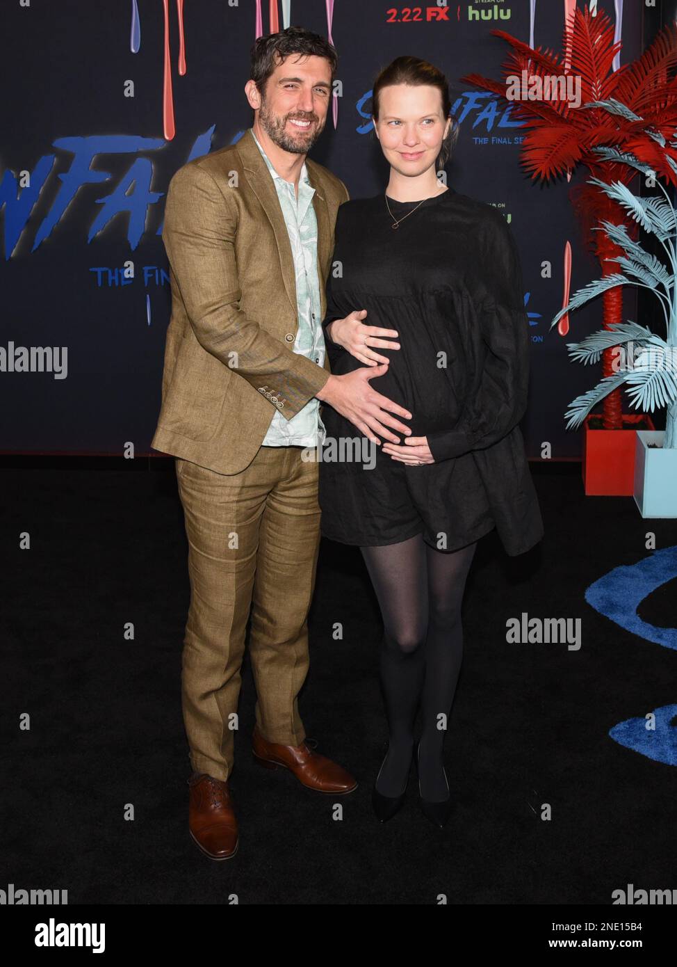 15 February 2023 Burbank, California Carter Hudson and Hollye