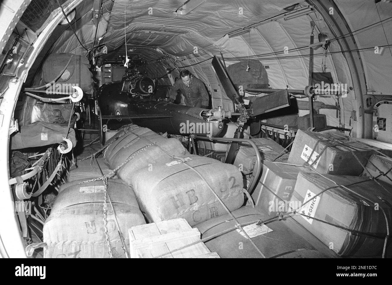 Two French Air army cargo planes Transall C160s left Orleans airbase