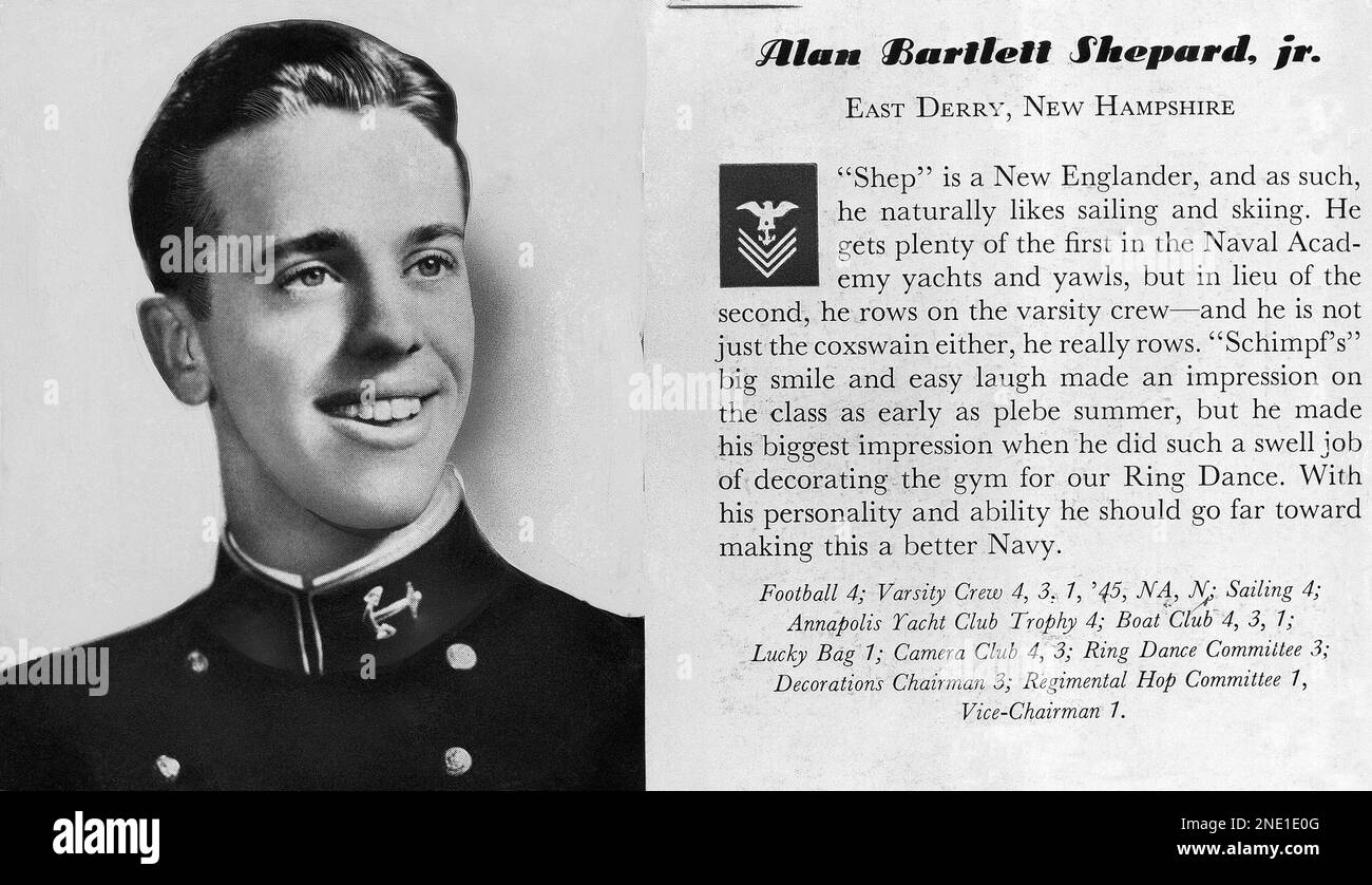 Cmdr. Alan B. Shepard Jr. showed same flashing smile and engaging
