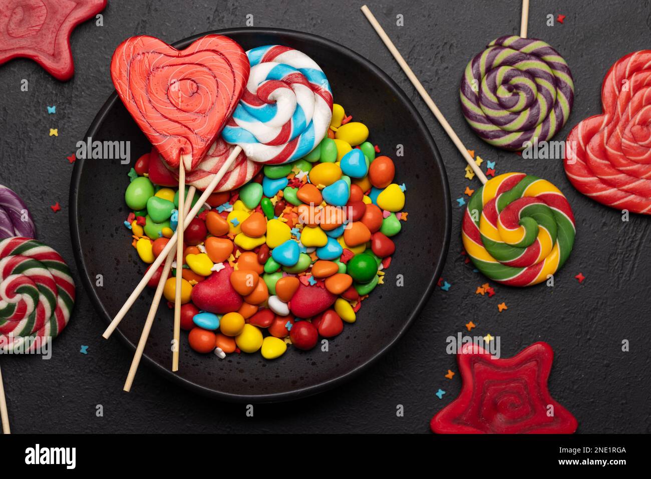 Flat lay sweets hi-res stock photography and images - Alamy