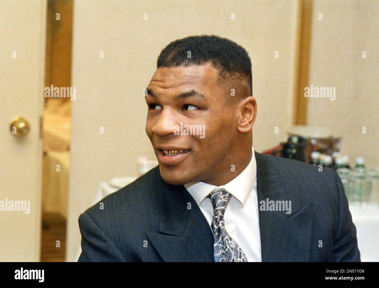 Michael Tyson Boxer Michael Tyson in October 1987. (AP Photo Stock Photo - Alamy