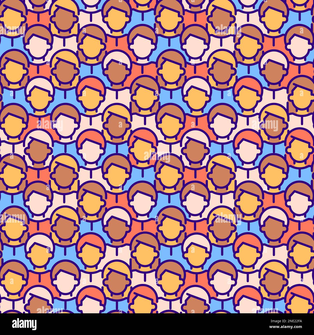 Backdrop multitude Stock Vector Images - Alamy