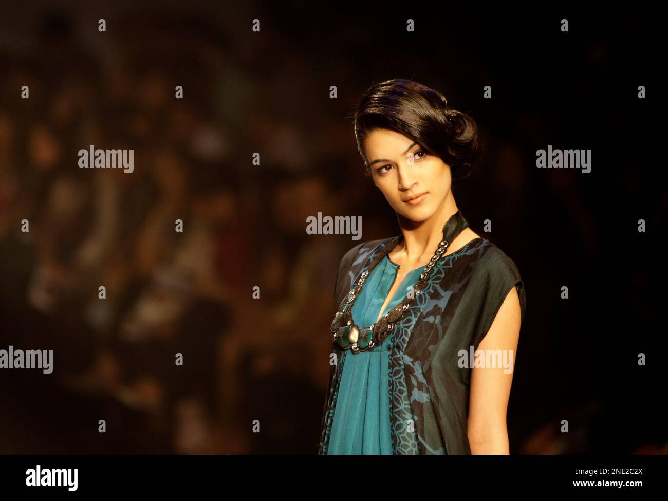 An Indian model presents a creation of designer Niki Mahajan, at the Wills  Lifestyle India Fashion Week Autumn Winter 2010 in New Delhi, India,  Saturday, March 27, 2010. (AP PhotoManish Swarup Stock