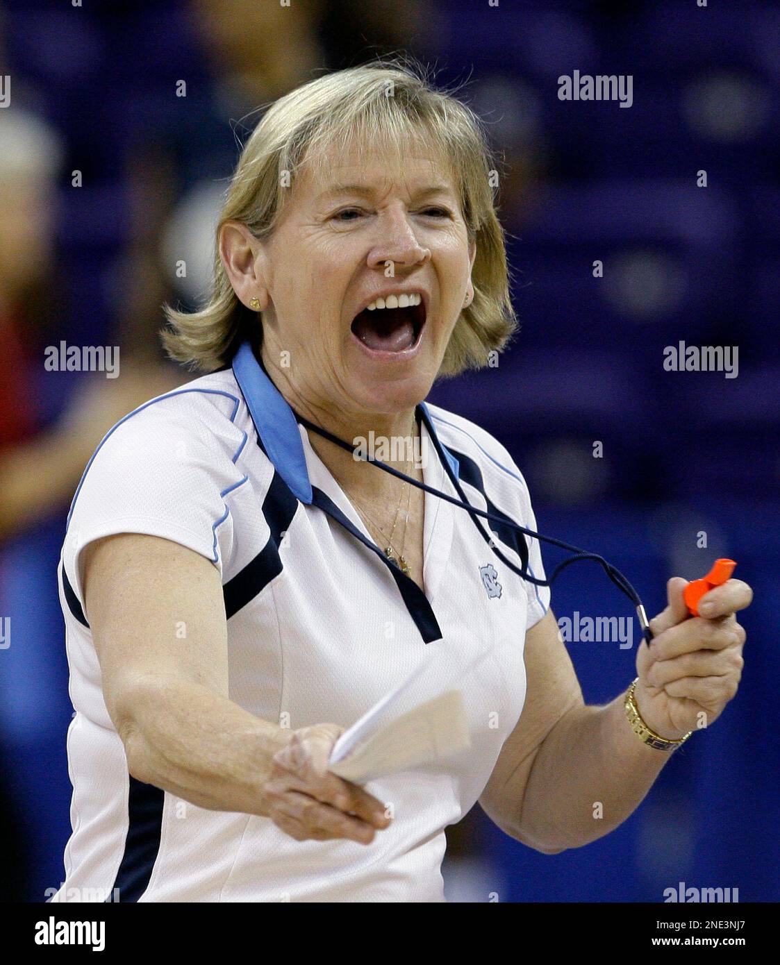 Hatchell North Carolina coach Sylvia Hatchell yells out during an NCAA ...