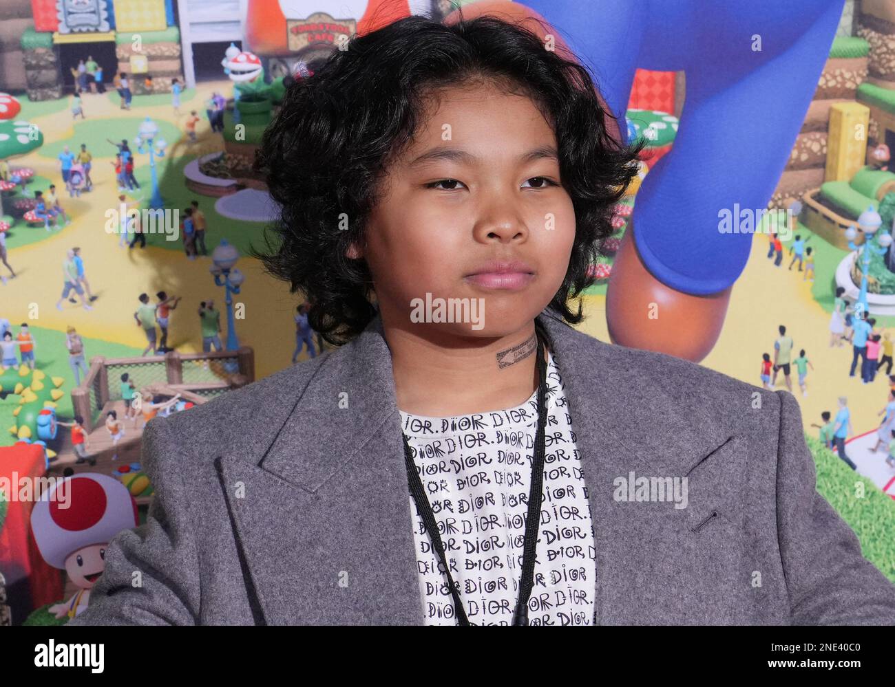 Los Angeles, USA. 15th Feb, 2023. Soul Rasheed at the Universal Studios Hollywood's SUPER NINTENDO WORLD Grand Opening Celebration held at the Universal Studios Hollywood backlot in Universal City, CA on Wednesday, February 15, 2023. (Photo By Sthanlee B. Mirador/Sipa USA) Credit: Sipa USA/Alamy Live News Stock Photo