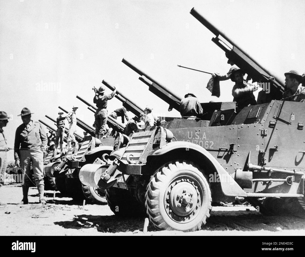 Guns of mobile artillery units, tank destroyers, are conditioned by