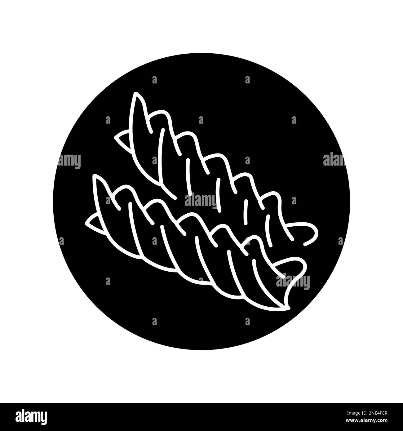 fusilli-pasta-color-line-icon-italian-food-flour-products-stock