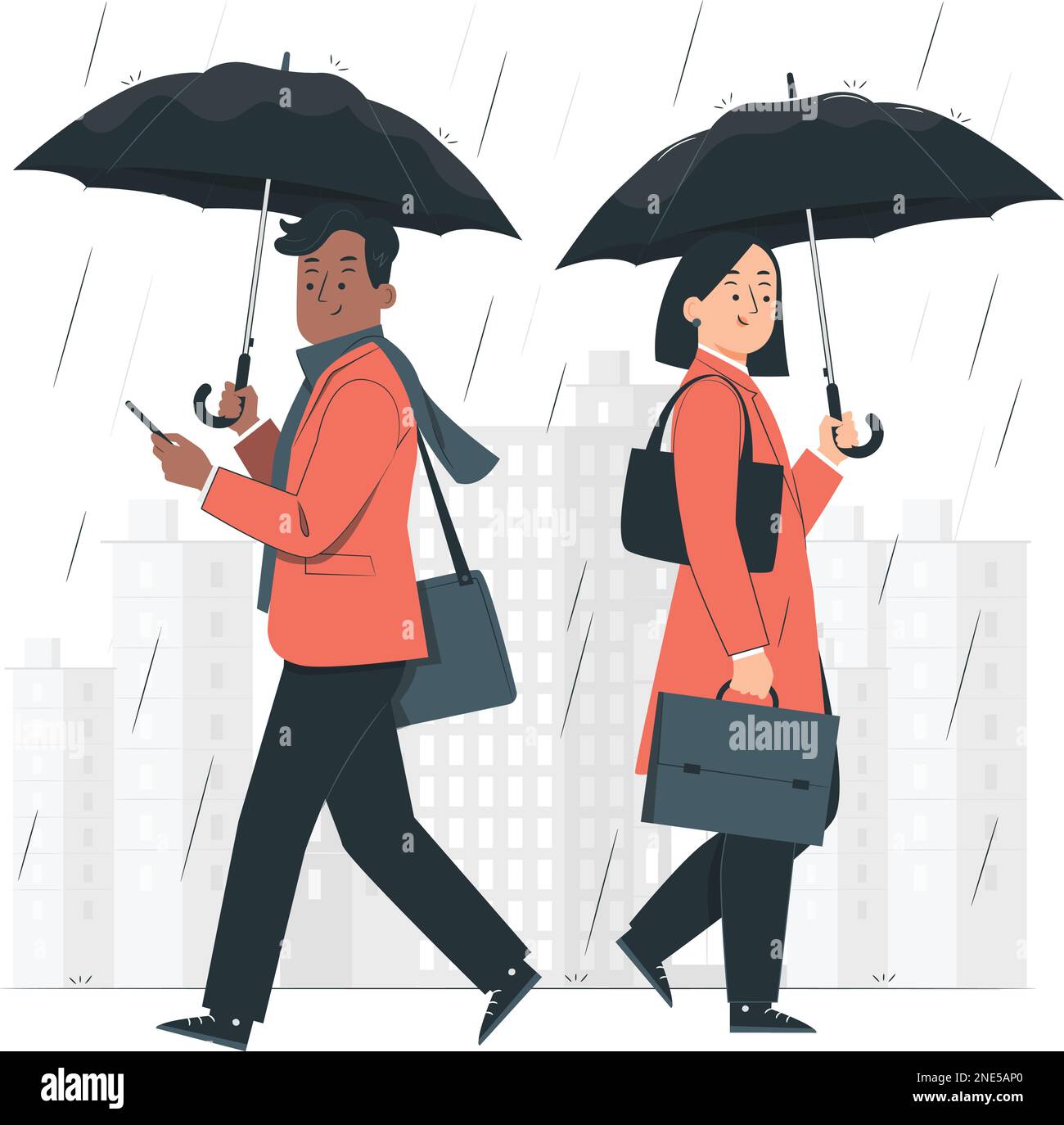 umbrella concept vector illustration Stock Vector Image & Art Alamy