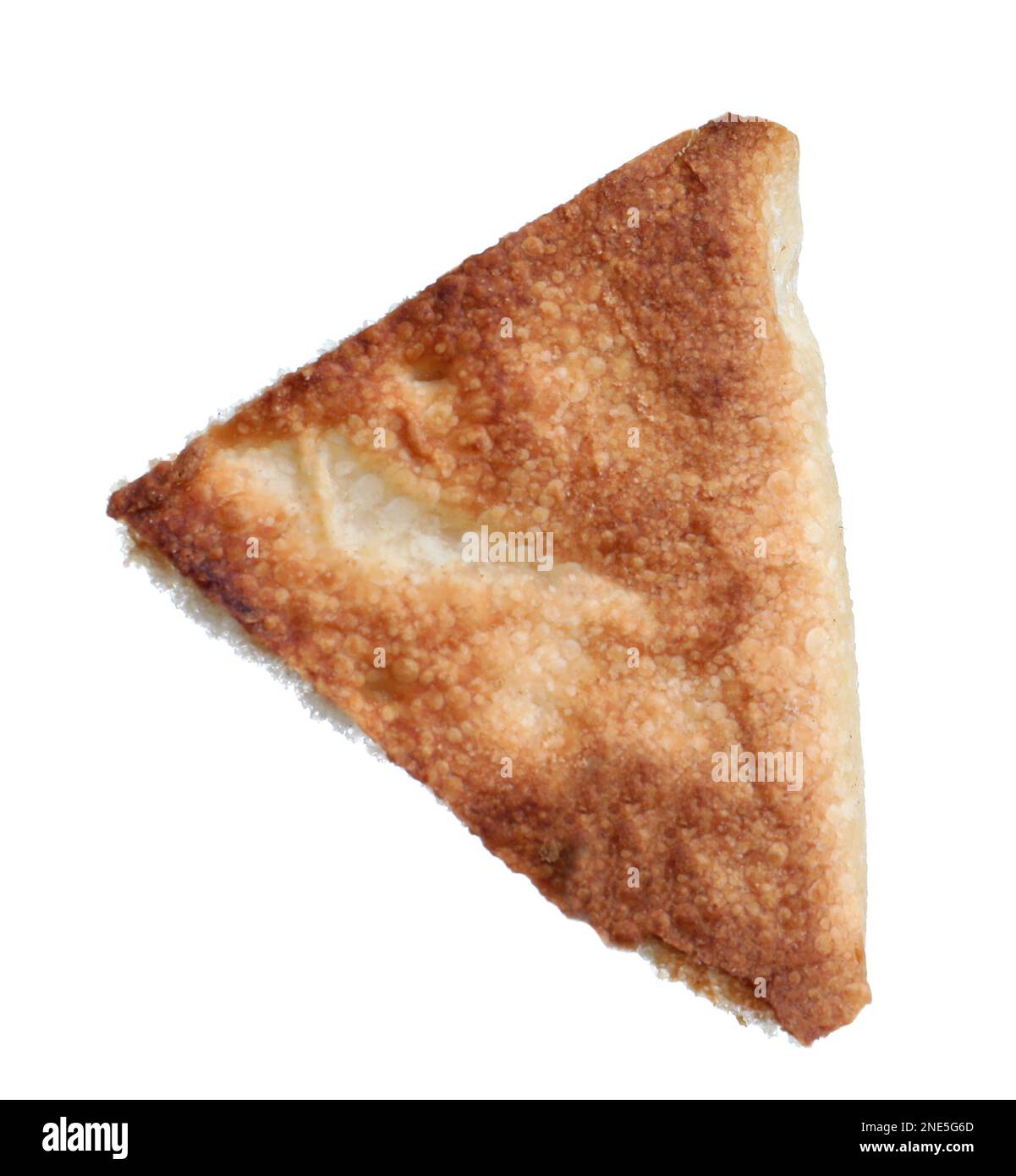 Delicious crispy pita chip isolated on white Stock Photo Alamy