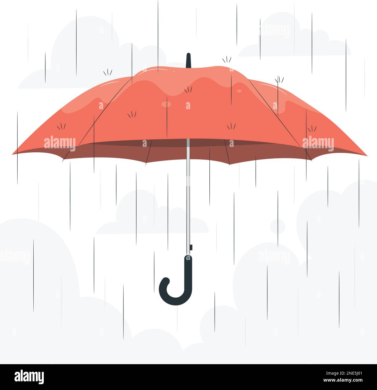 umbrella concept vector illustration Stock Vector Image & Art Alamy