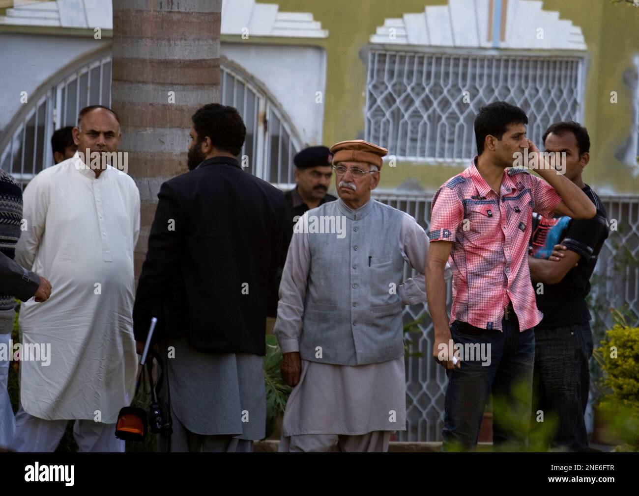 In this Thursday, March 4, 2010 photo shown is Raja Naqash Saeed ...