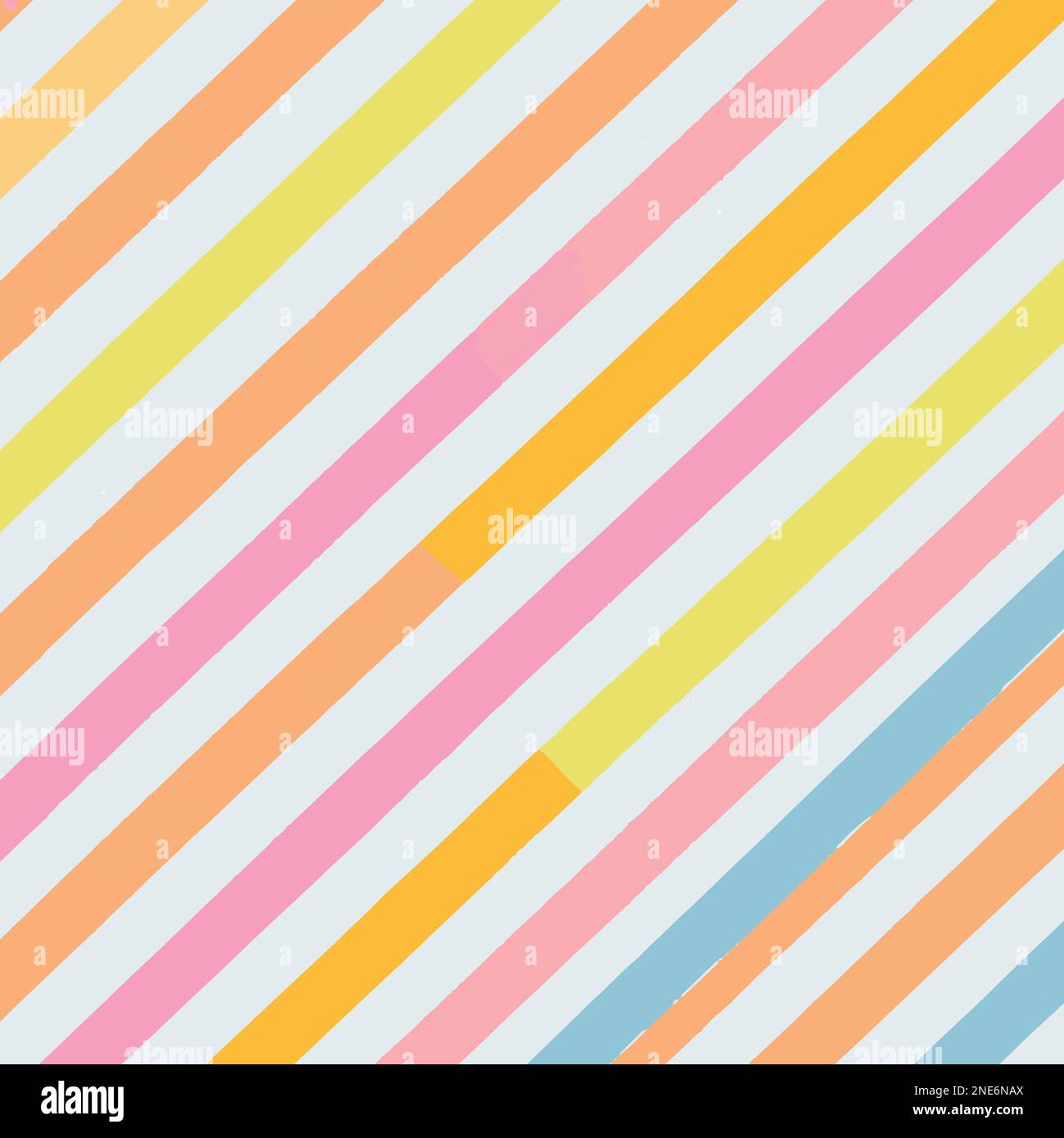 Colorful Pattern With Diagonal Lines Vector Background Style. Handmade vector art. Stock Vector