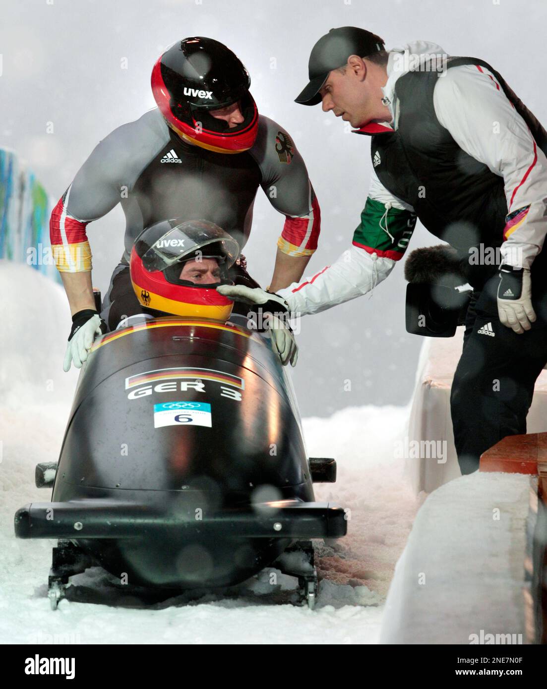 Germany's Ger3, with Karl Angerer, Alex Mann, Andreas Bredau, and