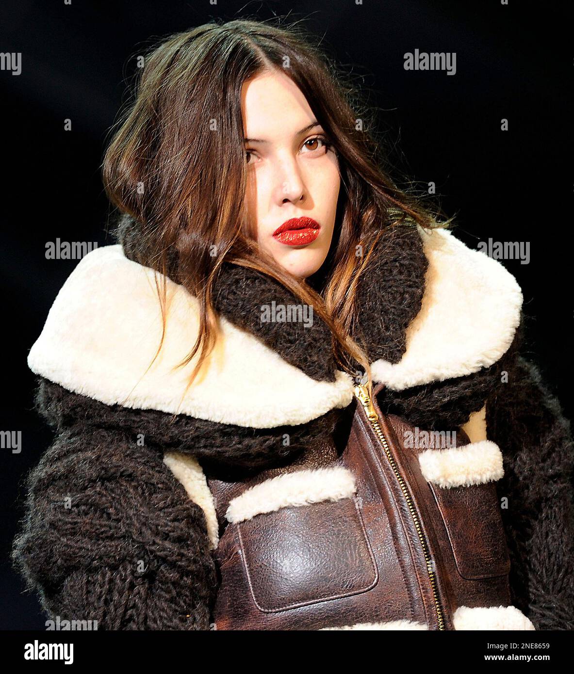A model wears a creation of Just Cavalli women s Fall Winter 2010