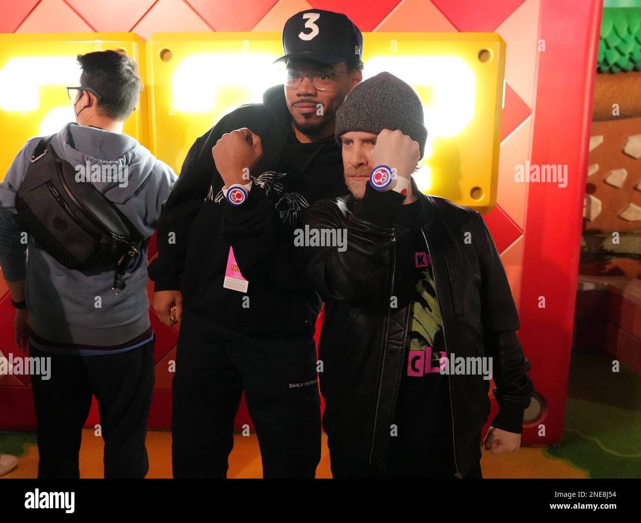 Los Angeles, USA. 15th Feb, 2023. (L-R) Chance The Rapper and Seth ...