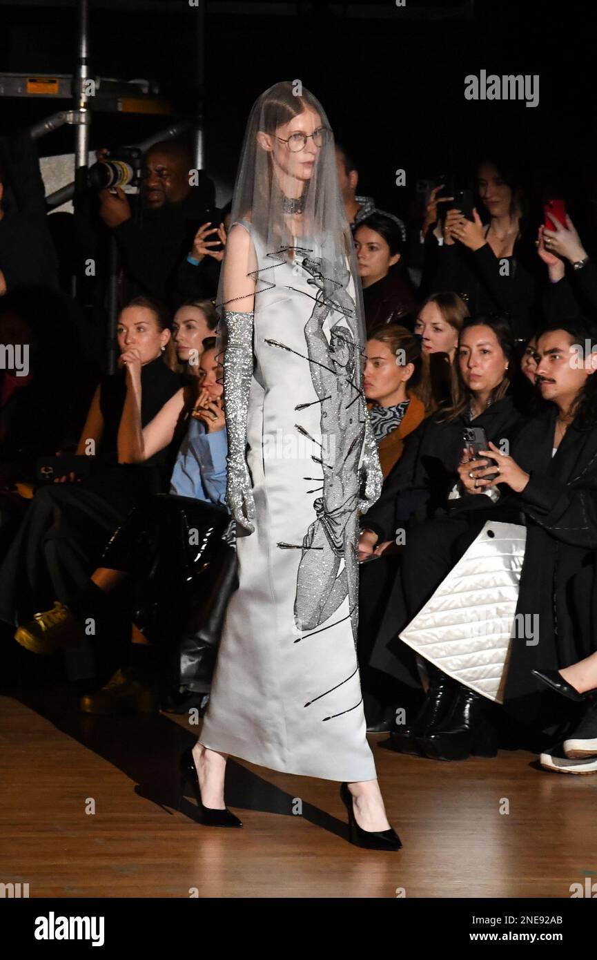 Models walk the runway at the Wiederhoeft FW23 Runway Show during New ...