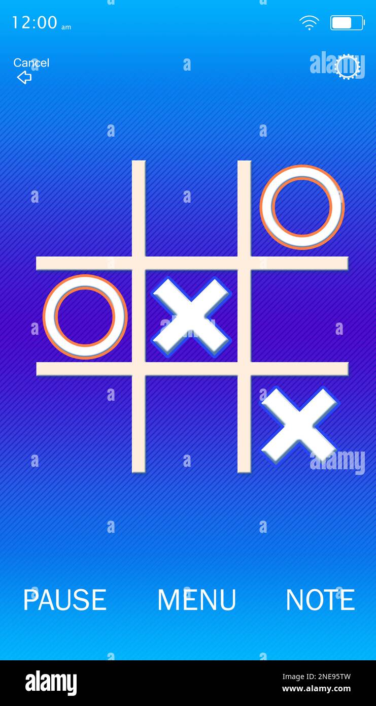 Tic tac toe glow hi-res stock photography and images - Alamy