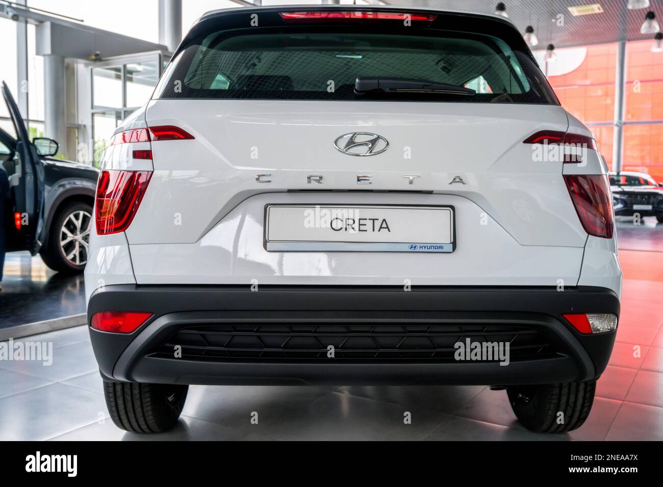 ROSTOV-ON-DON, RUSSIA - AUGUST 07, 2021: Hyundai Creta back part. Photo ...