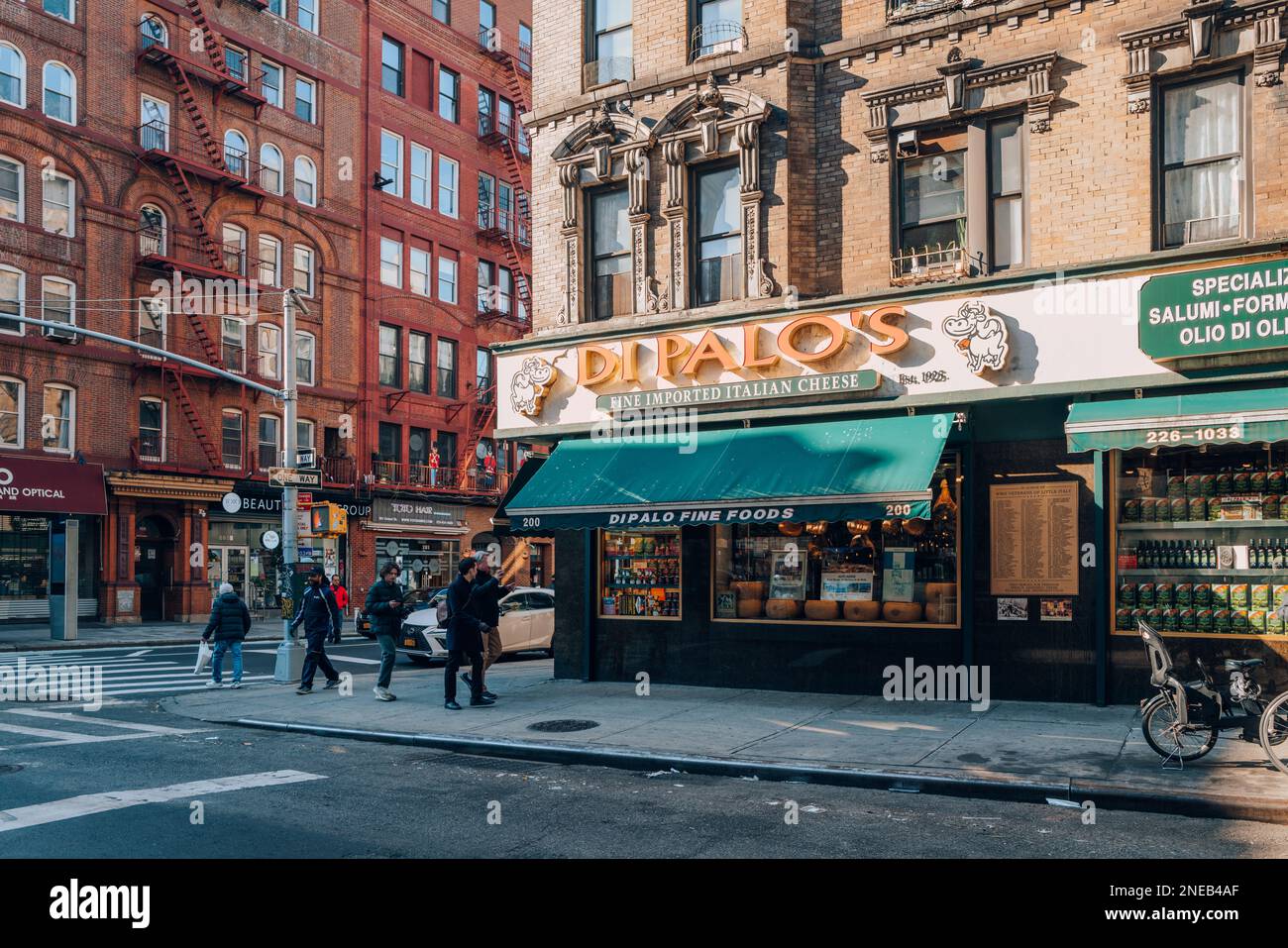New York, USA November 21, 2022 Exterior of Di Palo's, a family