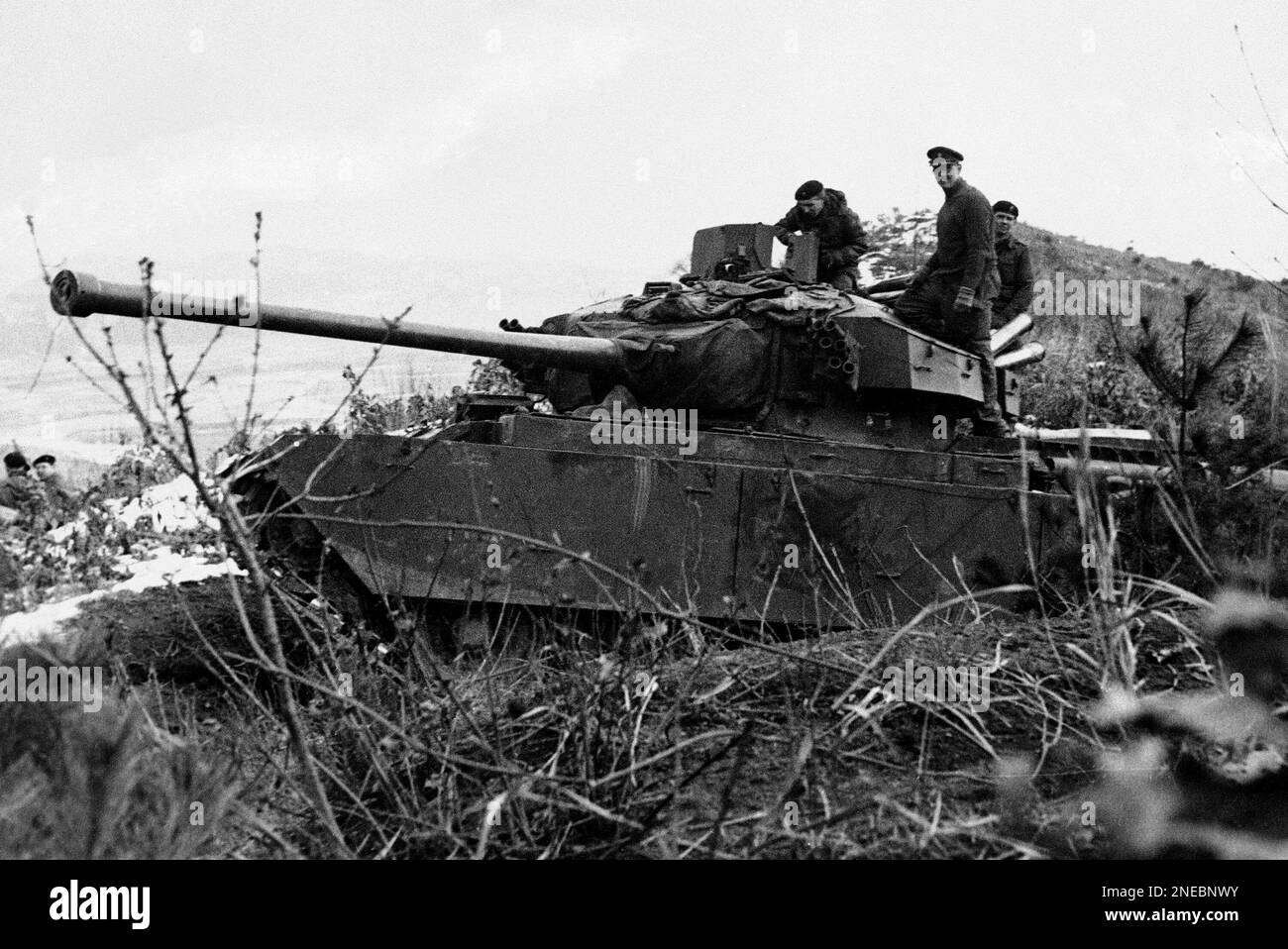 A ?Centurion? tank of the 5th Royal Inniskilling dragoon guards in ...