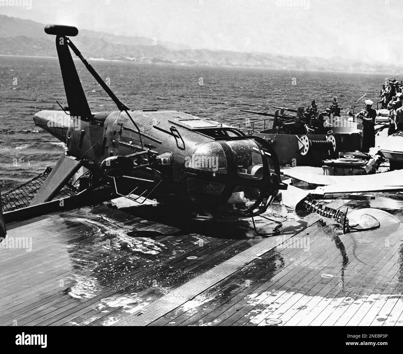 Gen. James Van Fleet, eighth army commander, and two others escaped ...