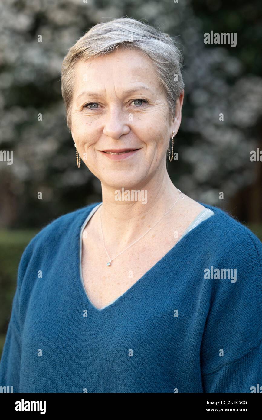 Deputy of the group Horizons et apparentes, Anne Le Henanff poses at